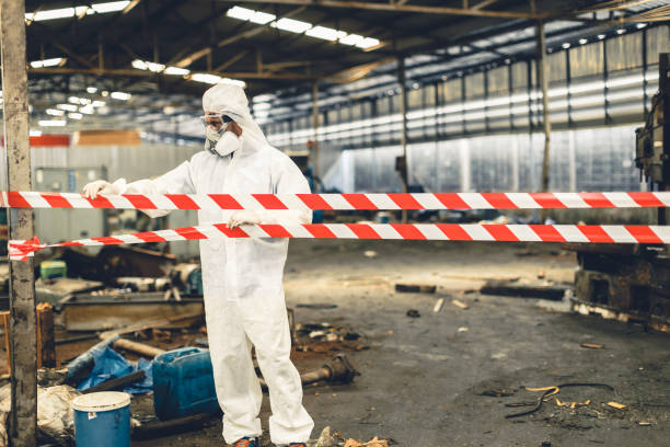 Professional Hoarding Cleanup technician working in Rochester, IL